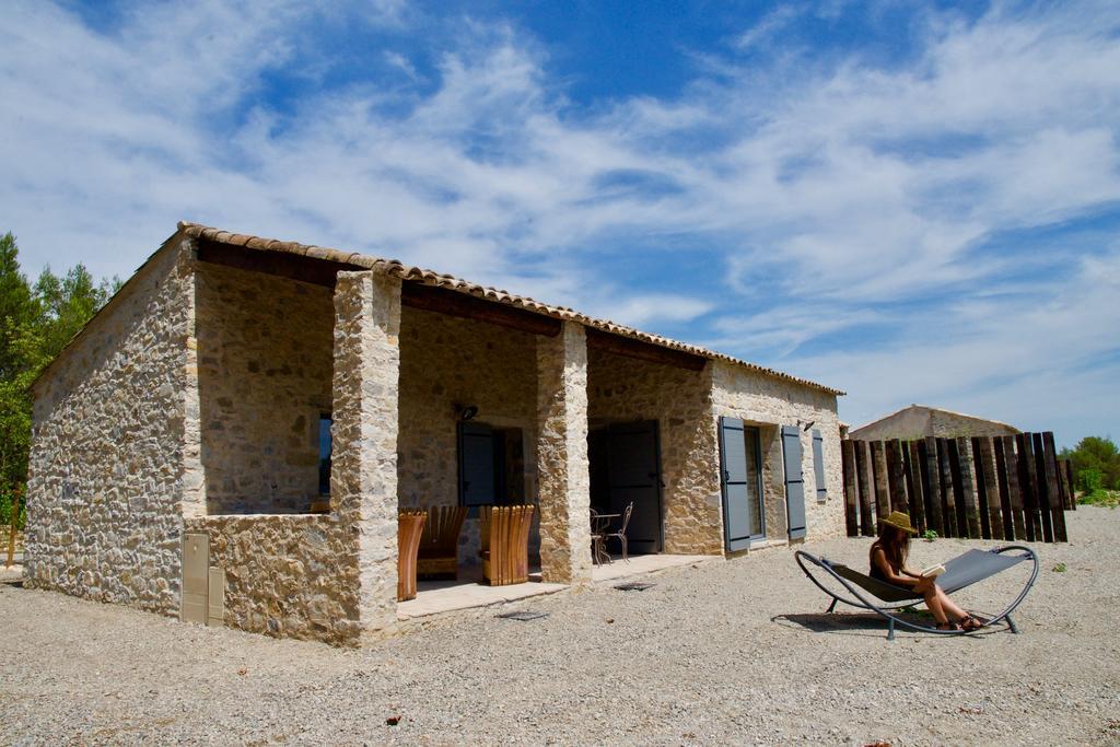 Les Lodges Du Pic Le Triadou Экстерьер фото